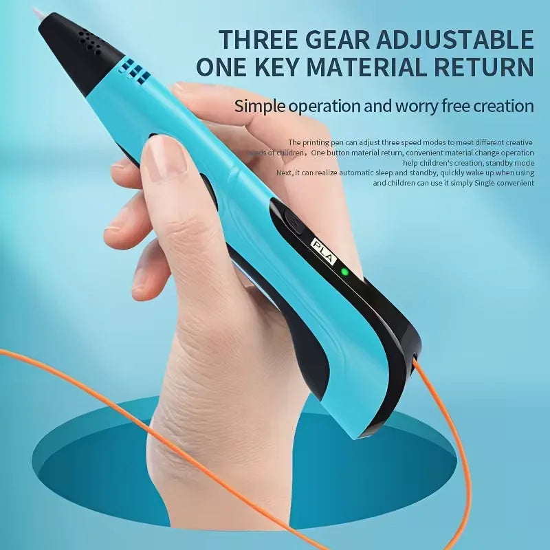 3D Printing Pen - 3D Pen Set for Kids with Power Supply Pla Filament